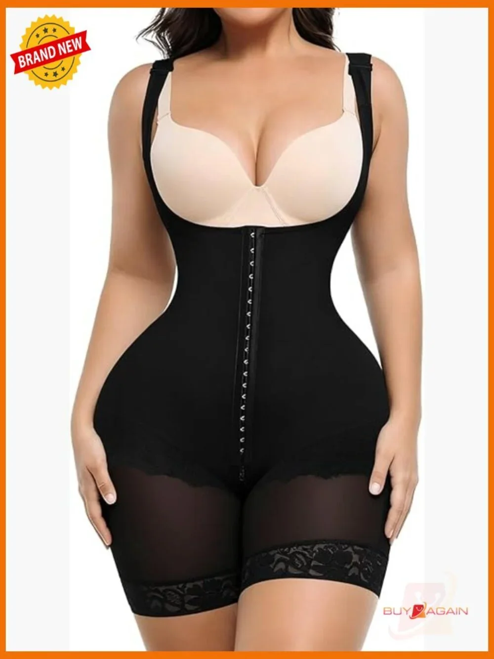 Fajas Colombianas Tummy Control Shapewear Butt Lifter Bodysuit Postpartum SW12